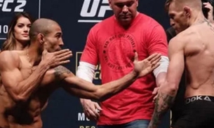 Hostilizado nos EUA, Aldo tira McGregor do sério durante pesagem