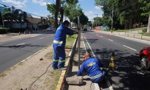 Avenida Darcy Vargas ganha obras de contenção do barranco