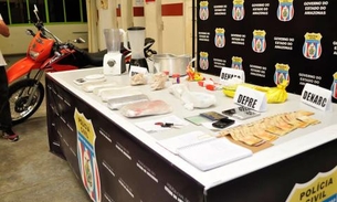 Polícia encontra 8 kg de droga em casa alugada por traficante