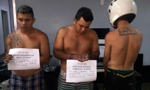 Trio é preso por roubo à tornearia no Cidade de Deus