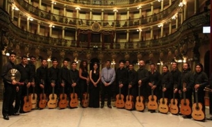 Orquestra de Violões do Amazonas apresenta espetáculo no Teatro Amazonas hoje