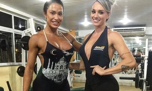 Juju Salimeni e Gracyanne Barbosa exibem pernões em academia