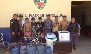 Quadrilha de adolescentes que arrombava casas é detida no Amazonas