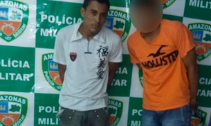 Armado, homem é detido com fita isolante em placa de motocicleta