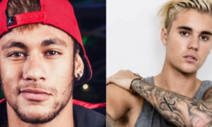  Neymar bate bola com Justin Bieber e cantor surpreende; veja