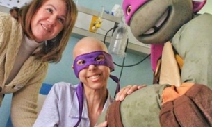 Tartarugas Ninja fazem visita a hospital infantil no Brasil 