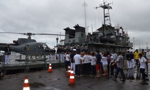 Navios da Marinha estão abertos para visitação pública