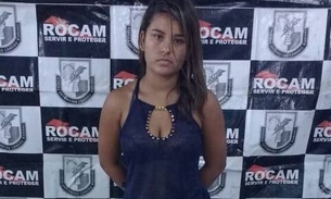 Jovem é presa suspeita de tráfico de drogas em Manaus 