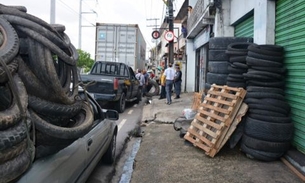 Operação fecha 3 empresas por venda ilegal de pneus