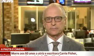 Jorge Pontual pede desculpas por piada sobre a morte de Carrie Fisher e lamenta