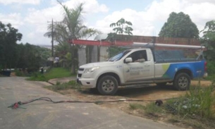 Polícia descobre ligação clandestina durante operação na zona Leste de Manaus