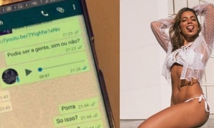 Anitta compartilha gelo do crush e ironiza: ‘não tá fácil pra ninguém’