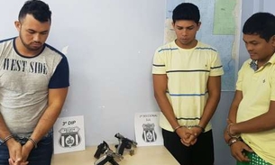 Homens são presos com armas de fogo de uso restrito em Manaus