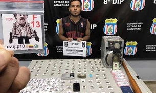 Jovem é preso em flagrante por fornecer drogas em festas de luxo em Manaus