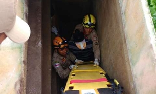 Durante enterro, homem cai dentro de cova em cemitério de Manaus