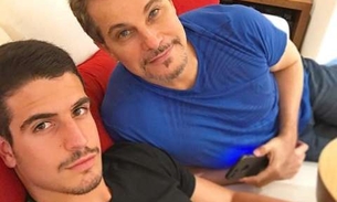 Edson Celulari posa com o filho bonitão e foto faz sucesso: 'tal pai, tal filho'