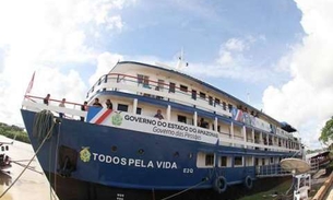 Em 3 meses, barco itinerante atende 30 mil ribeirinhos e indígenas no Amazonas