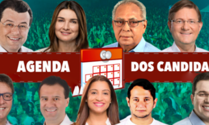 Confira a agenda dos candidatos ao governo para esta terça-feira (1º)