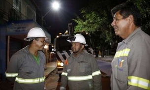 Bairro Nova Cidade recebe iluminação a LED em Manaus 