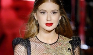 Vídeo: Em Milão, Marina Ruy Barbosa desfila arrasadora pela Dolce & Gabbana