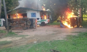 Garimpeiros revoltados com apreensão incendeiam prédios do Ibama, ICMbio e Incra no Amazonas