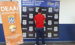 Jovem procurado por tentativa de homicídio na adolescência é detido em Manaus