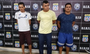 Trio especializado em furtos a cofres de lojas é preso em Manaus