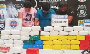 Dupla é presa com 35 kg de cocaína escondidos em embarcação no Porto de Manaus
