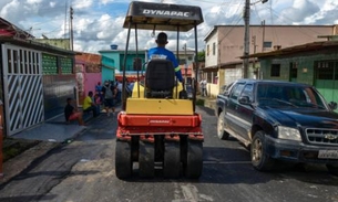 Mais de cem ruas recebem obras de tapa-buraco na zona Norte de Manaus