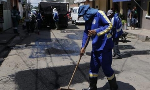 Prefeitura leva mutirão de tapa-buraco a 100 ruas de bairro em Manaus