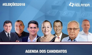 Confira a agenda dos candidatos ao governo para esta terça-feira(11)