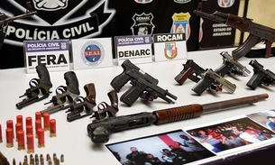 Polícia resgata mais de 1.400 armas das mãos de criminosos em Manaus