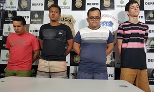 Grupo é preso suspeito de roubar R$ 103 mil de empresário em Manaus