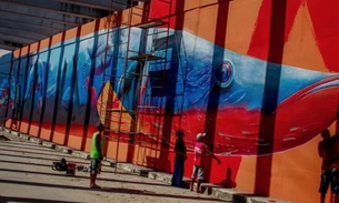 Grafite amazônico vai embelezar Avenida das Flores