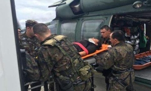 Após aviso de emergência, aeronave cai e sobreviventes são resgatados no Amazonas
