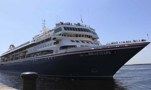 Mais de 2 mil turistas chegam a Manaus nos navios M/S Braemar e M/S Sirena