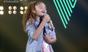 Amazonense Raylla Araújo emociona com apresentação e vai para semifinal do The Voice Kids