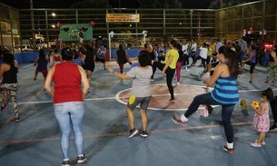 Quadra reformada é entregue na zona Norte de Manaus 