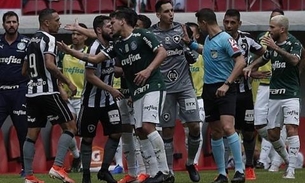 Botafogo anuncia que vai pedir anulação do jogo contra o Palmeiras