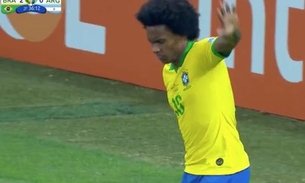 Com lesão na coxa direita, Willian fica fora da final da Copa América