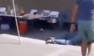 Vídeos chocantes mostram tiroteio e vítimas caídas no chão durante atentado no Texas
