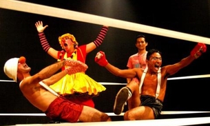 Sesc Amazônia das Artes apresenta espetáculo Boxe com Palhaçada no largo de São Sebastião