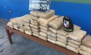 100 quilos de drogas são apreendidas dentro de residência em Manaus