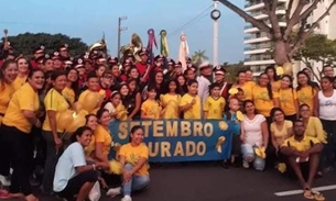 GACC realiza caminhada de sensibilização contra o câncer infantojuvenil em Manaus