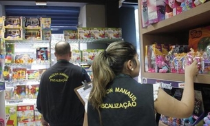 Lojas de brinquedos são flagradas vendendo produtos fora da validade em Manaus