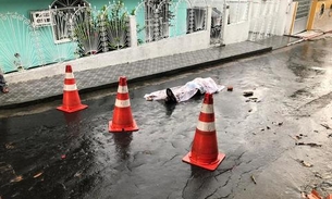 Com cabeça dilacerada, homem é encontrado estirado no meio da rua em Manaus