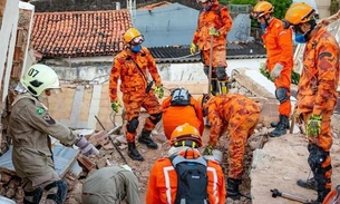 Sobem para seis os mortos do desabamento de prédio Andrea em Fortaleza