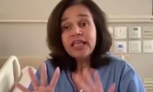 Claudia Rodrigues grava vídeo do hospital e fala sobre redução do cérebro 