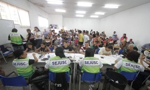 Com 200 senhas por dia, Sejusc realiza emissão de documentos em Manaus 