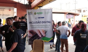 Cetam cadastra para curso de informática básica na zona Norte de Manaus